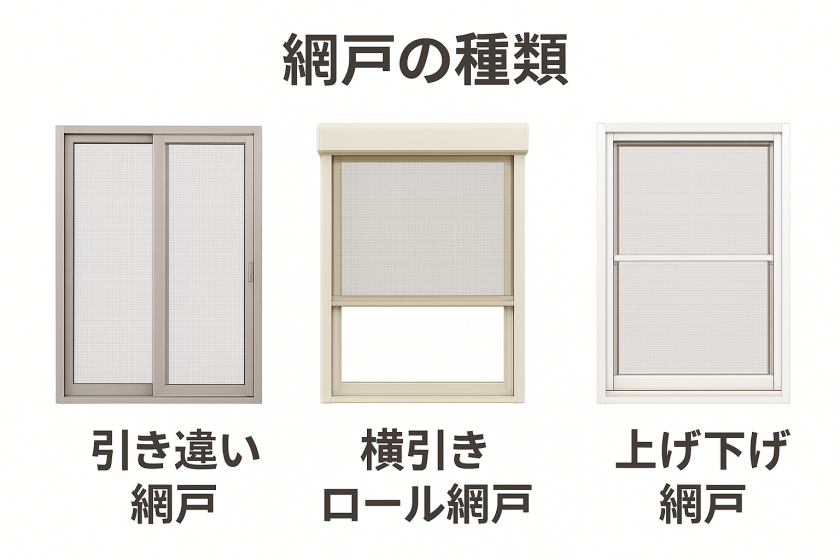 網戸の種類