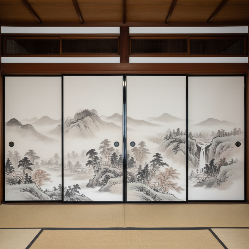 襖張替え