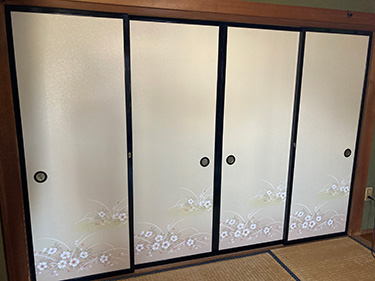 襖 張り替え後