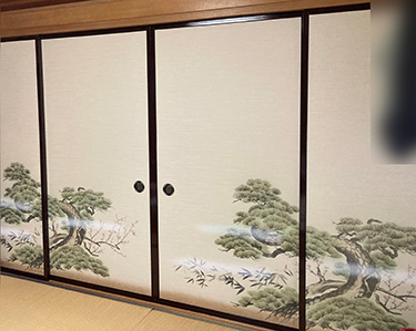 襖 張り替え後