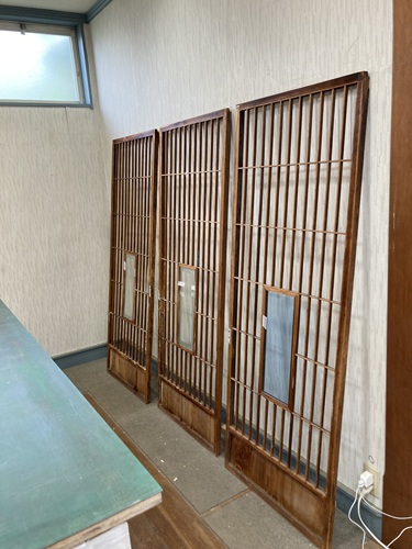 前橋市大胡町の障子張り替え前2