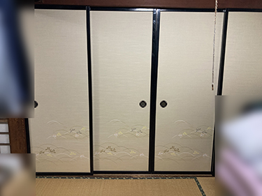 襖 張り替え後
