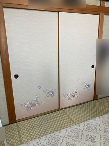 襖 張り替え後